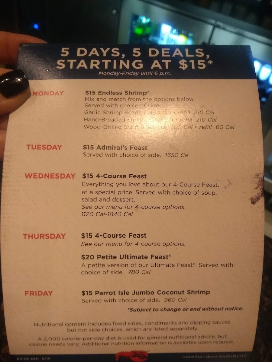 Red Lobster Menu-7